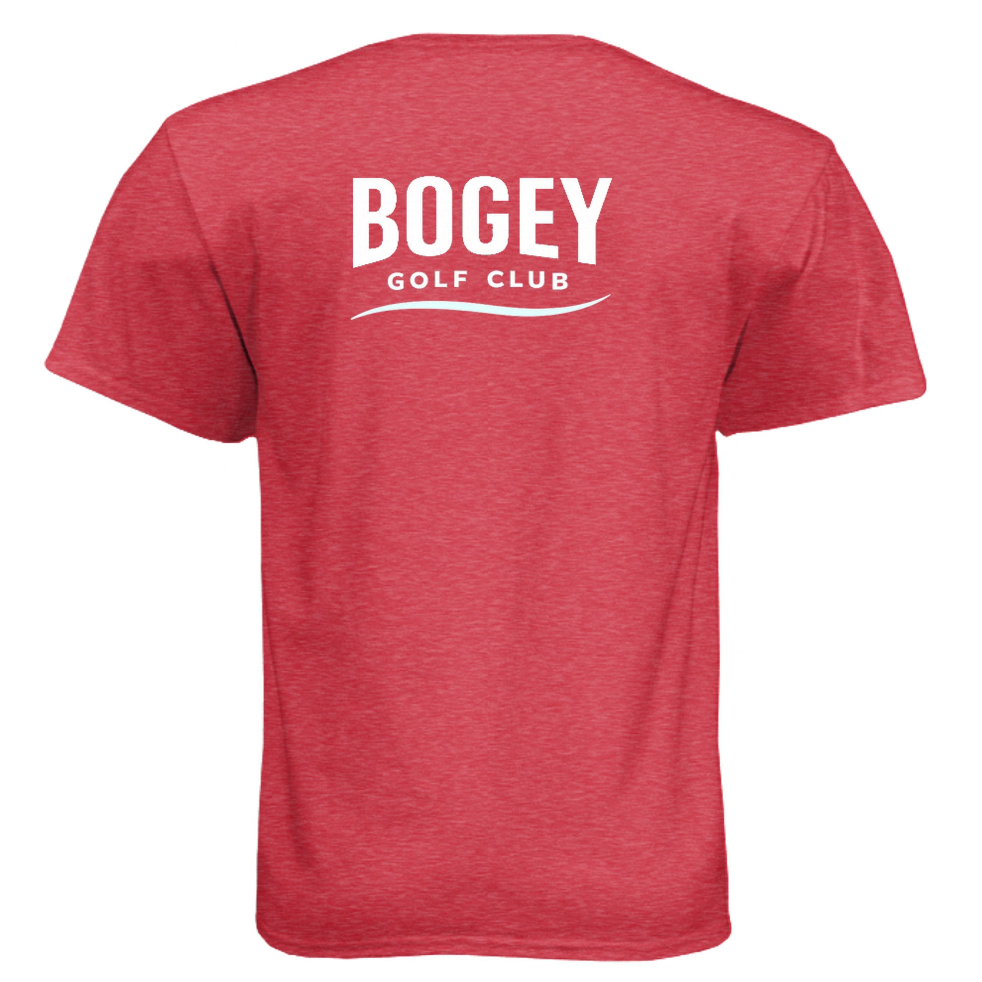 Bogey Club Funny Golf Shirt – Soft Tri-Blend Tee back design from Clubbage