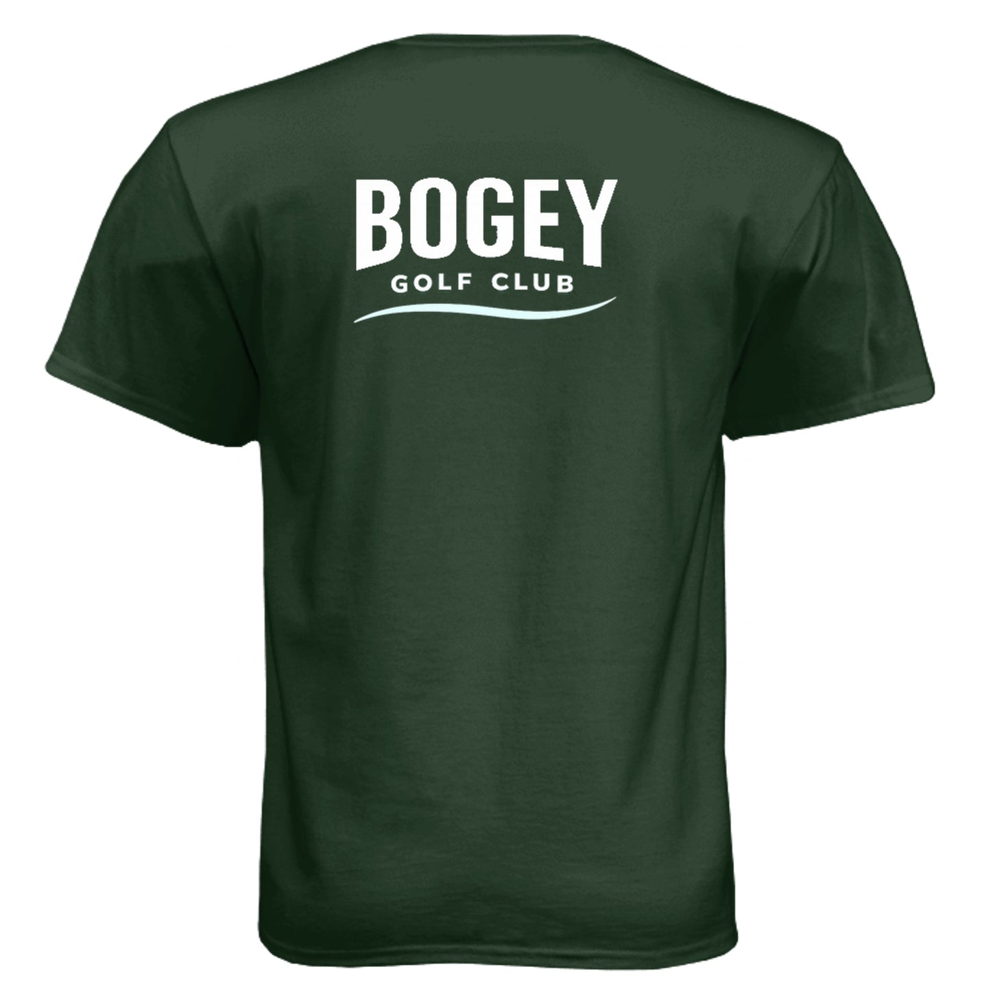 Bogey Club Funny Golf Shirt – Soft Tri-Blend Tee back design from Clubbage
