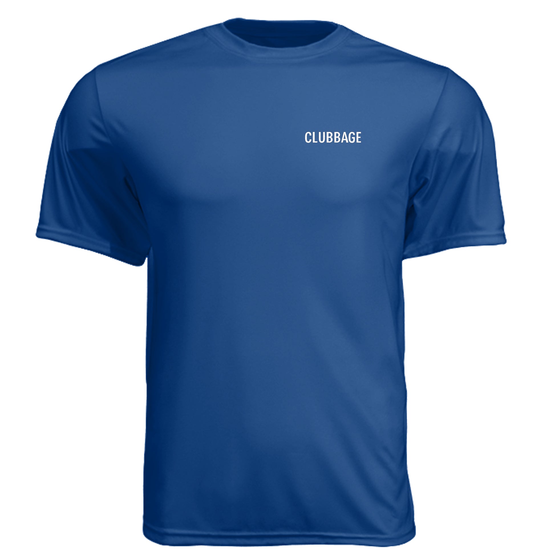 Right Club Wrong Guy Funny Golf Shirt – Moisture-Wicking Tee front logo view from Clubbage