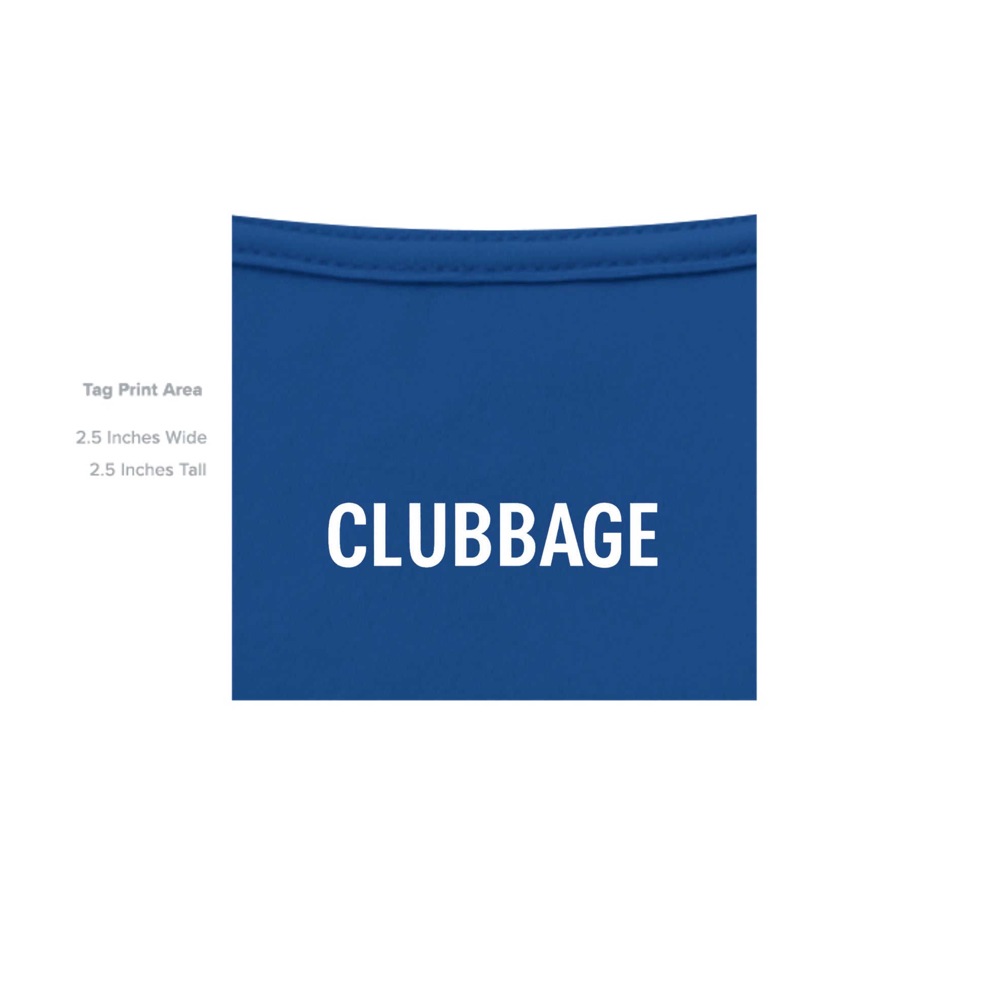 tag print area for Right Club Wrong Guy Funny Golf Shirt – Moisture-Wicking Tee from Clubbage