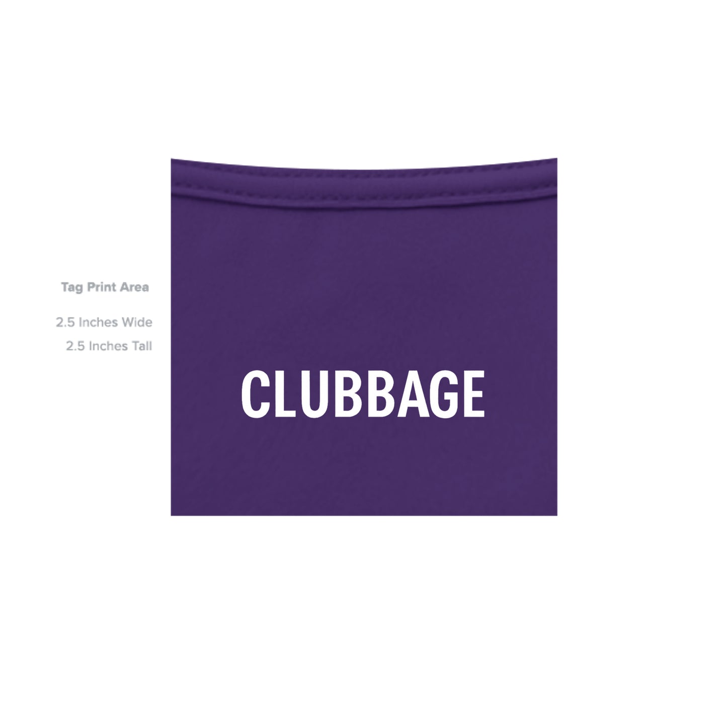tag print area for Right Club Wrong Guy Funny Golf Shirt – Moisture-Wicking Tee from Clubbage