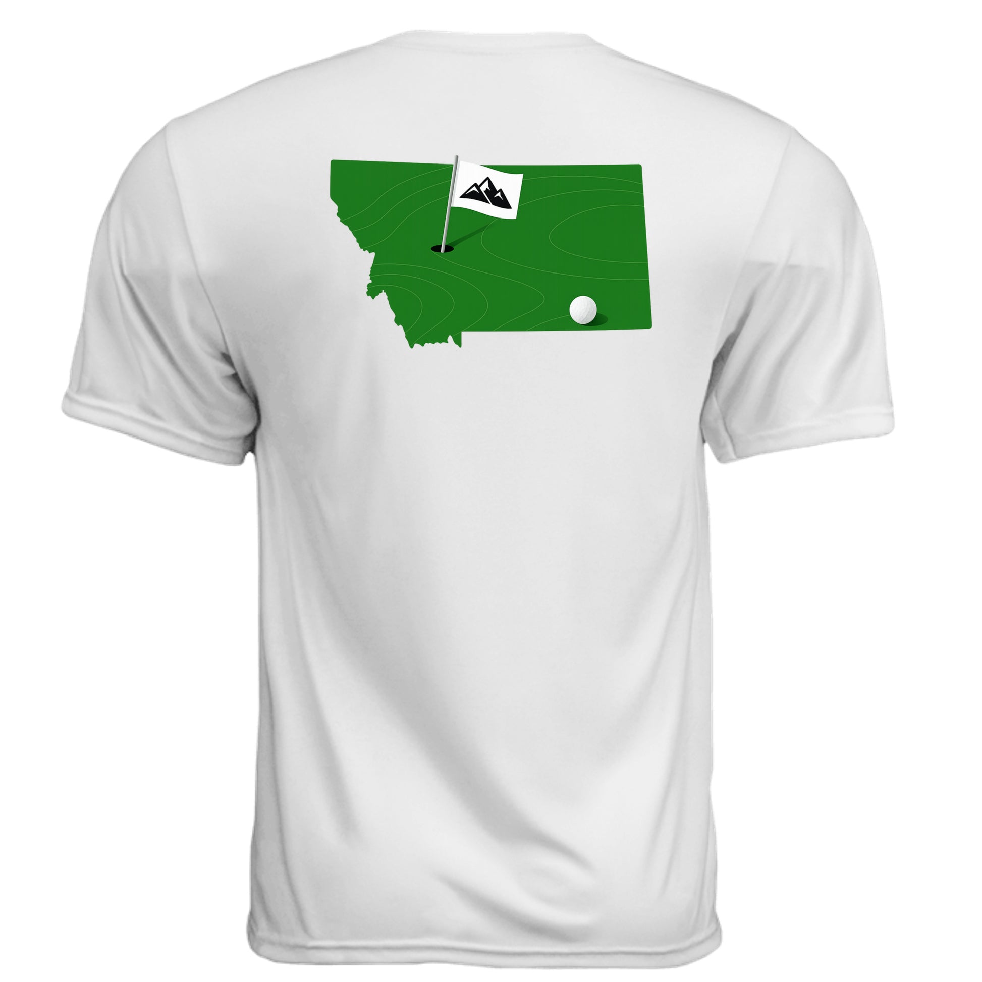 Your State Pride – Montana Golf Shirt – Moisture-Wicking Tee - Clubbage - Your State Pride – Montana Golf Shirt – Moisture