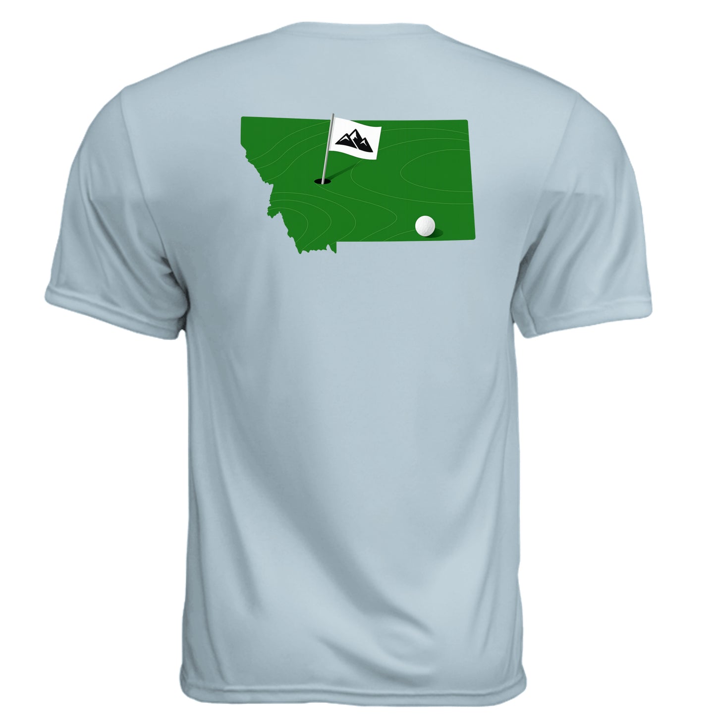 Your State Pride – Montana Golf Shirt – Moisture-Wicking Tee - Clubbage - Your State Pride – Montana Golf Shirt – Moisture
