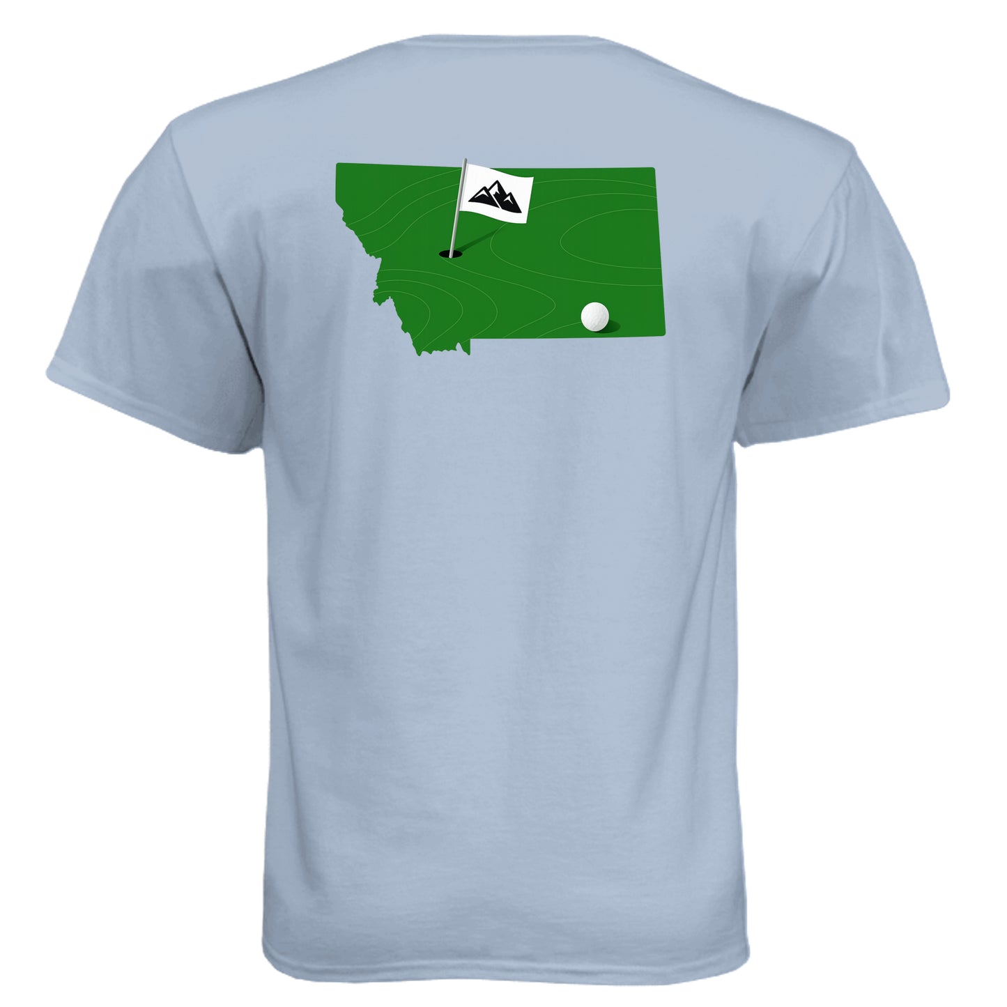 Your State Pride – Montana Golf Shirt – Soft Tri-Blend Tee - Clubbage - Your State Pride – Montana Golf Shirt – Soft Tri