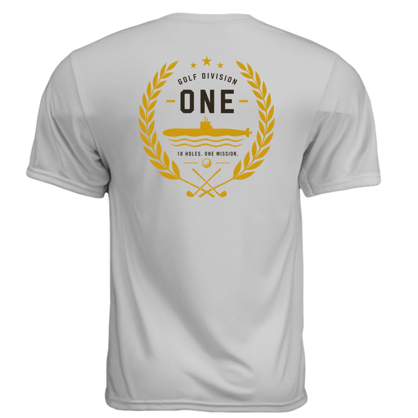 Navy One Mission Patriotic Golf Shirt – Moisture-Wicking Tee - Clubbage - Navy One Mission Patriotic Golf Shirt – Moisture