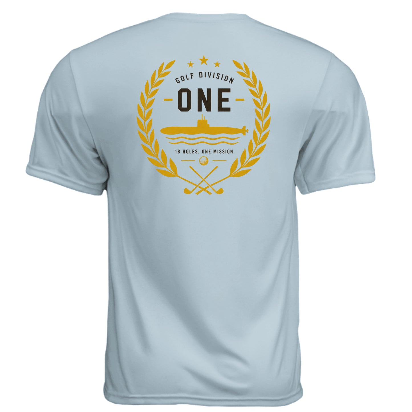 Navy One Mission Patriotic Golf Shirt – Moisture-Wicking Tee - Clubbage - Navy One Mission Patriotic Golf Shirt – Moisture