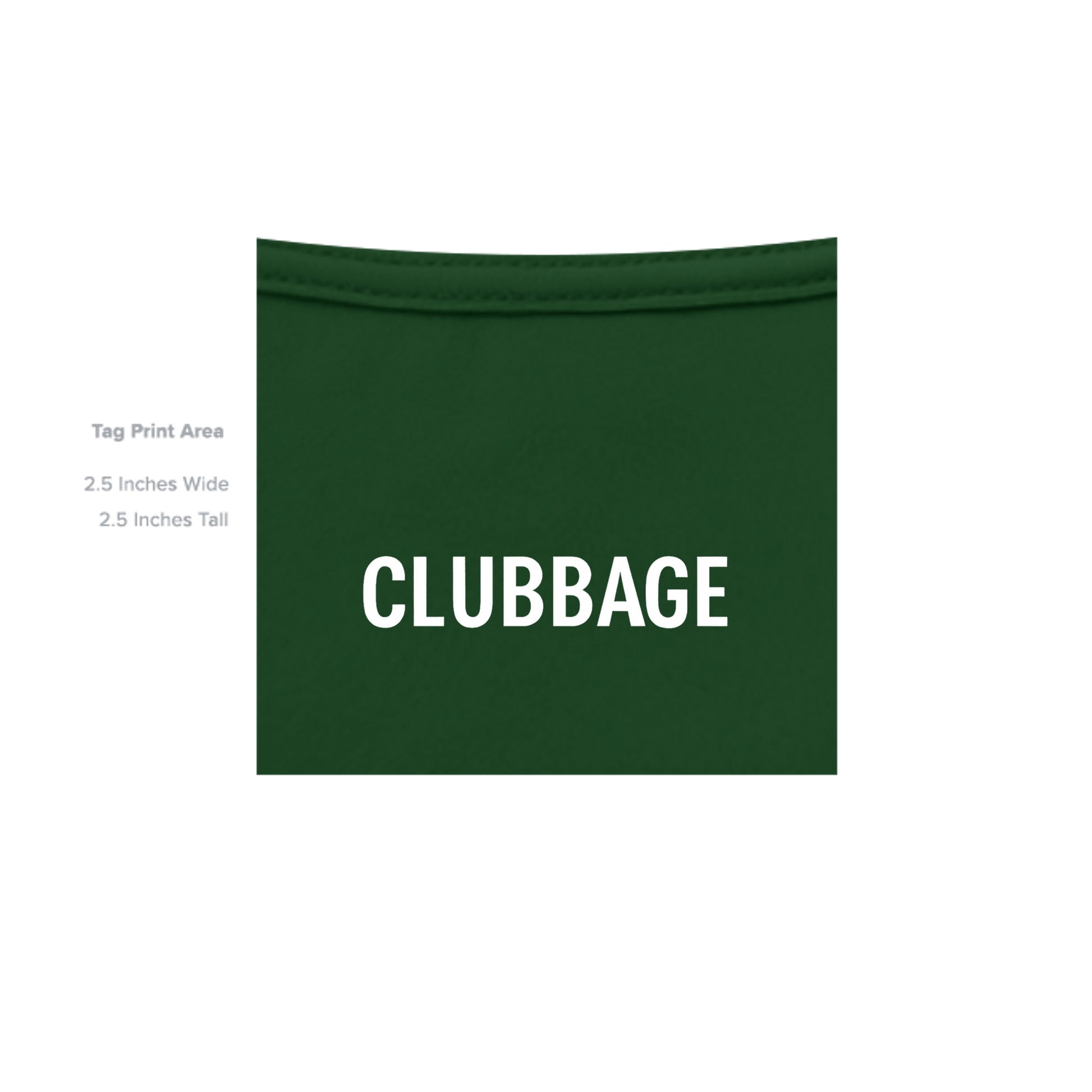 tag print area for Army Advance the Ball Patriotic Golf Shirt – Moisture-Wicking Tee from Clubbage