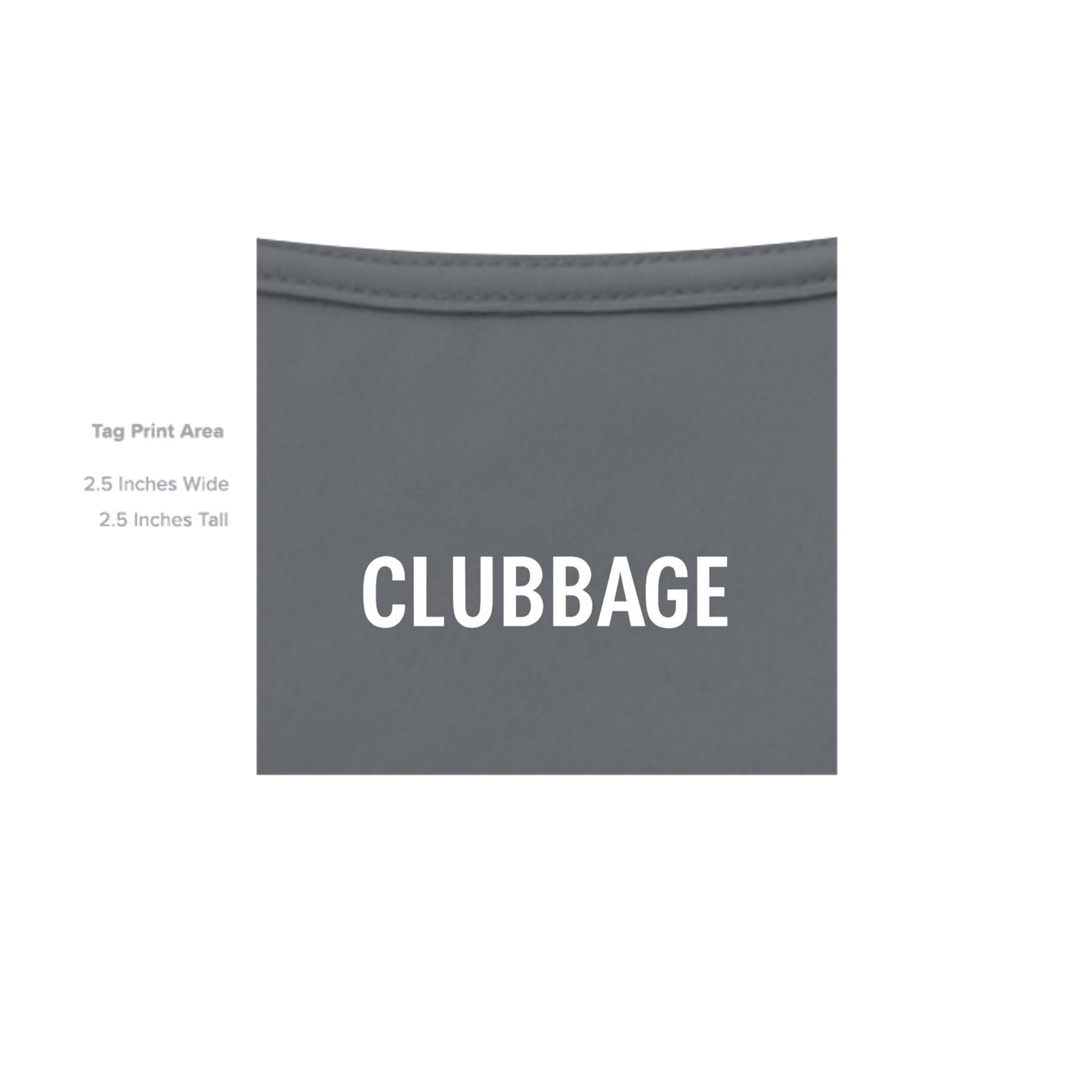 tag print area for Army Advance the Ball Patriotic Golf Shirt – Moisture-Wicking Tee from Clubbage