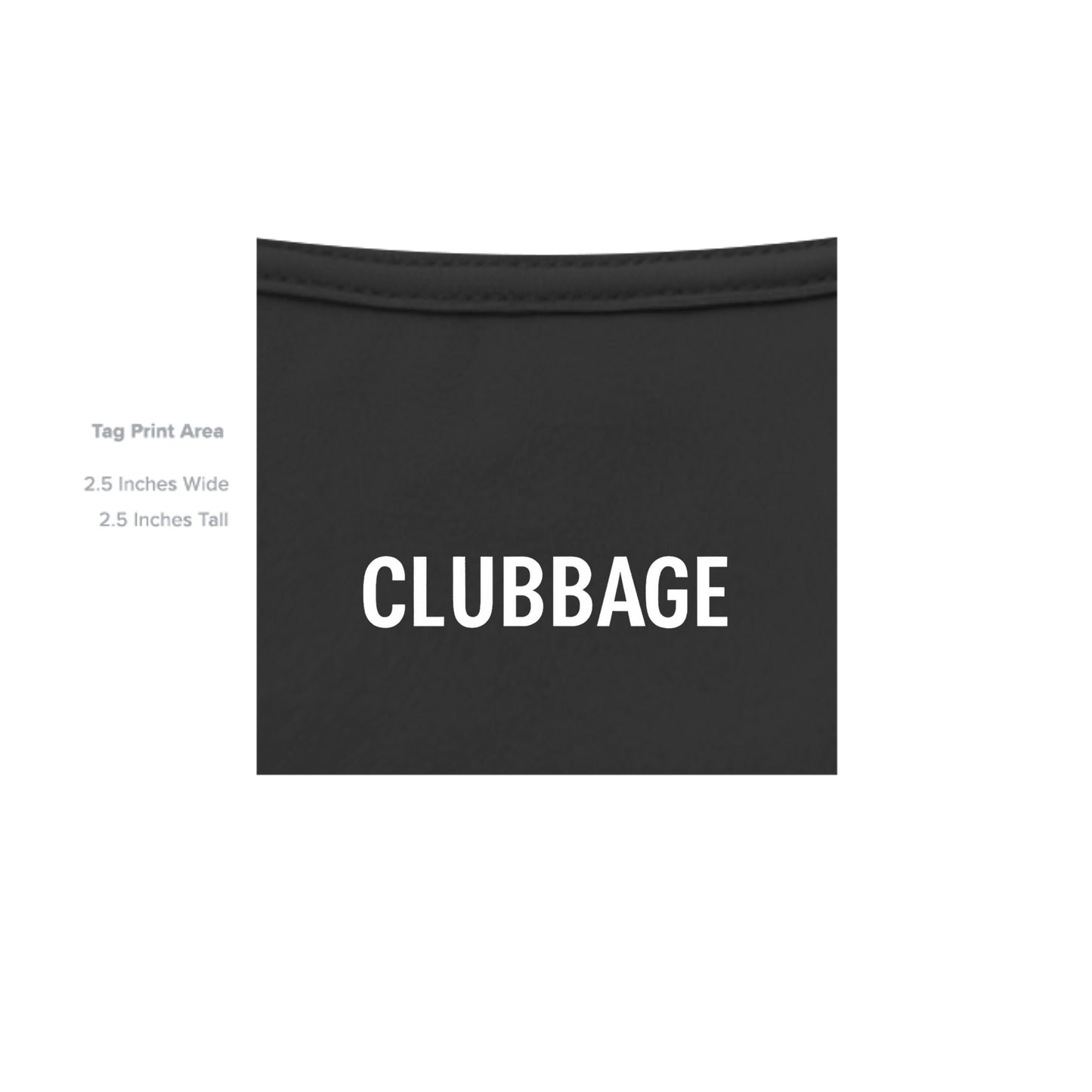 tag print area for Army Advance the Ball Patriotic Golf Shirt – Soft Tri-Blend Tee from Clubbage