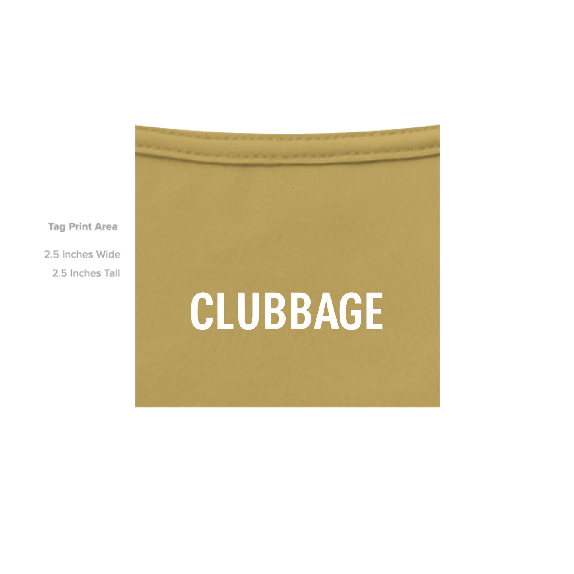 tag print area for Golf but Coffee First Funny Golf Shirt – Moisture-Wicking Tee from Clubbage