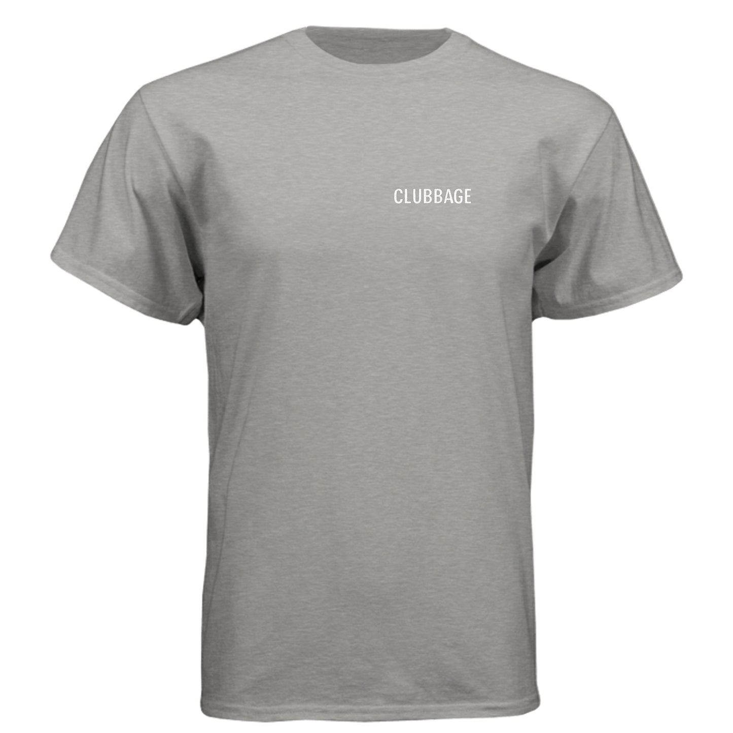 Marine Bunker Breach Patriotic Golf Shirt – Soft Tri-Blend Tee front logo view from Clubbage