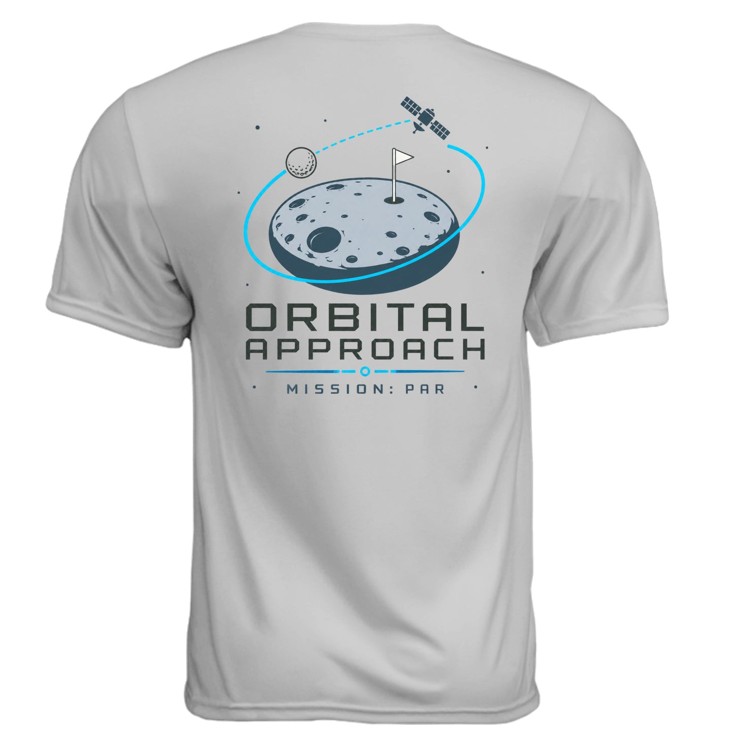Space Force Orbital Approach Golf Shirt – Moisture-Wicking UPF 44 - Clubbage - Orbital Approach Space Force Golf Shirt – Moisture