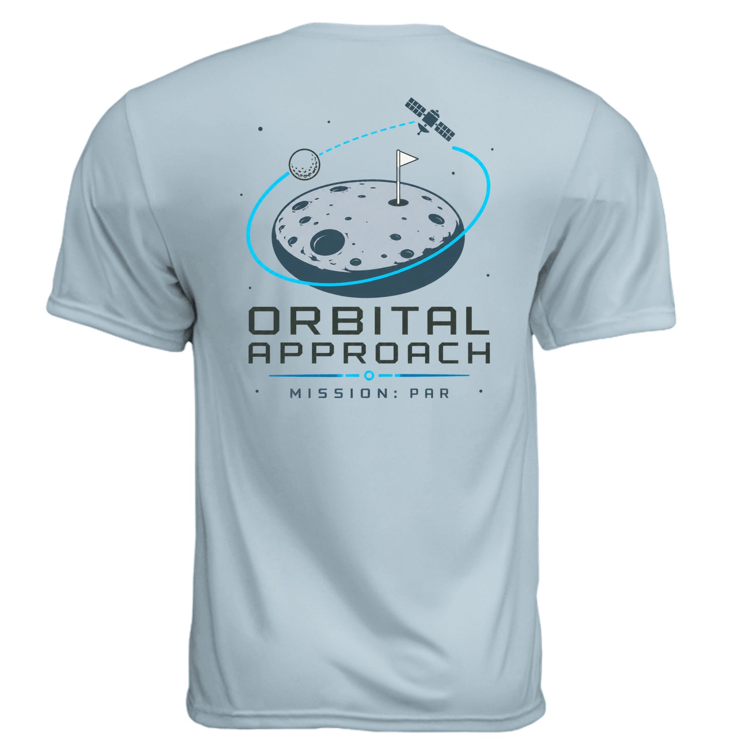 Space Force Orbital Approach Golf Shirt – Moisture-Wicking UPF 44 - Clubbage - Orbital Approach Space Force Golf Shirt – Moisture