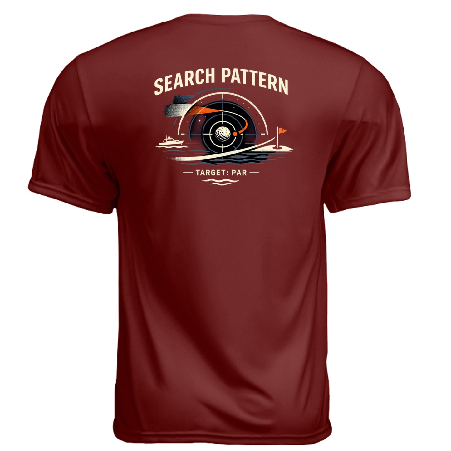 Search Pattern Coast Guard Golf Shirt – Moisture-Wicking Tee - Clubbage - Search Pattern Coast Guard Golf Shirt – Moisture