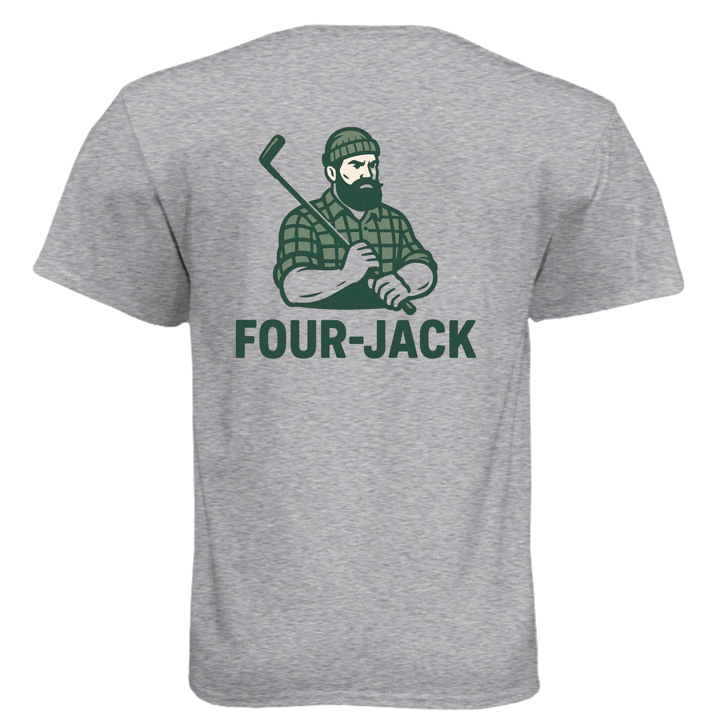 4 Jack Funny Golf Shirt – Soft Tri-Blend Tee - Clubbage - Premium Heather 4 Jack Funny Golf Shirt – Soft Tri