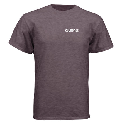 Rizzem With the Tism Mature Golf Humor Shirt – Moisture-Wicking Tee - Clubbage - Vintage Purple Front